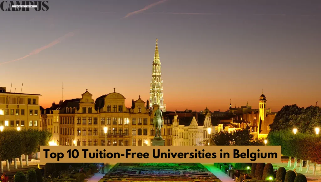 Top 10 Tuition-Free Universities in Belgium