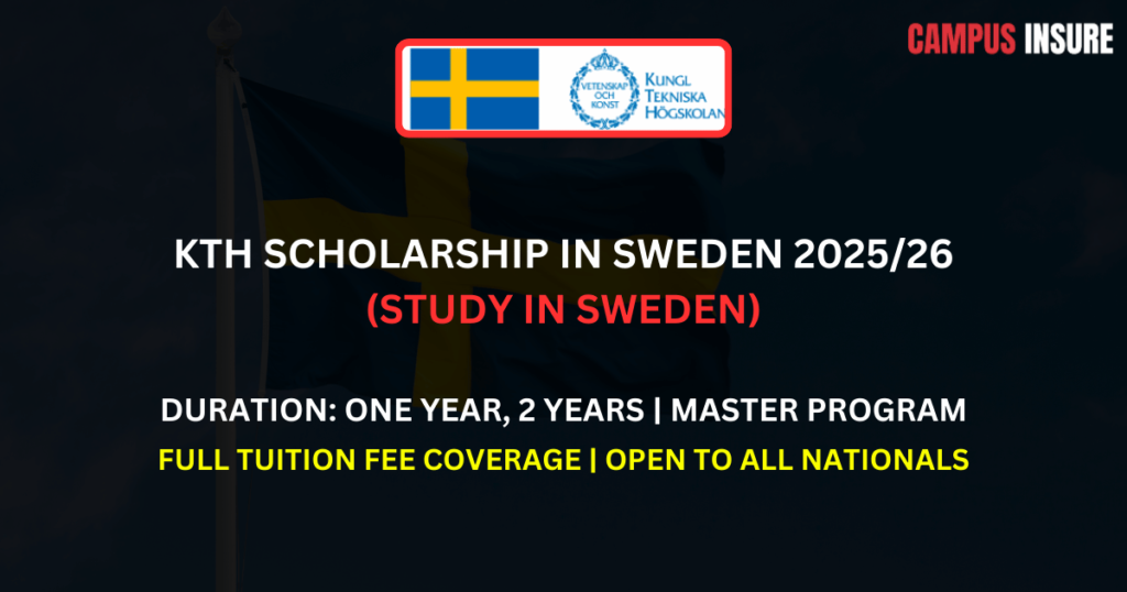 KTH Scholarship in Sweden