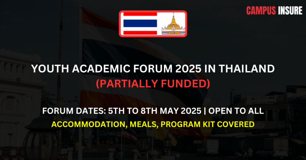 Youth Academic Forum 2025 in Thailand