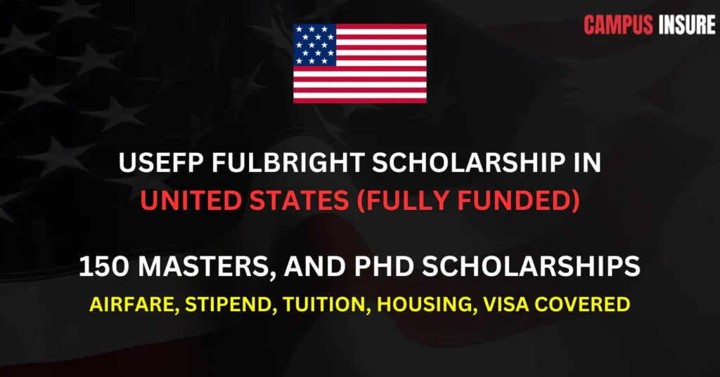 USEFP Fulbright Scholarship 2026 in United States